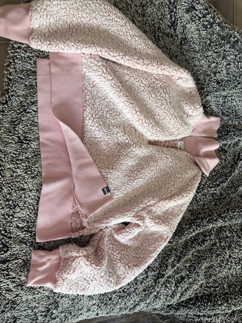 Victoria's Secret Light Pink Sherpa sweater
